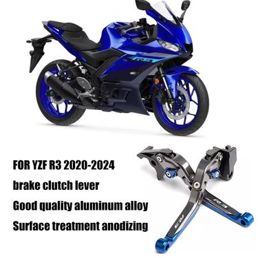 FOR YZF R3 YZFR3 YZF-R3 New Motorcycle parts CNC 6-speed adjustable retractable foldable brake clutch lever_voghion.com