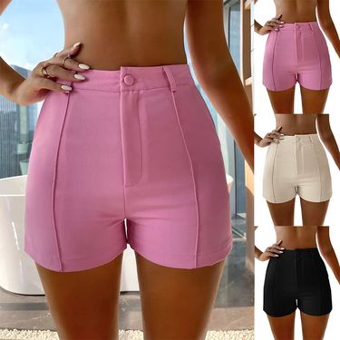 Women's Clothing Summer Hot Girl Fashion New Sexy Shorts High Waist Tight Hip Hot Pants Women_voghion.com