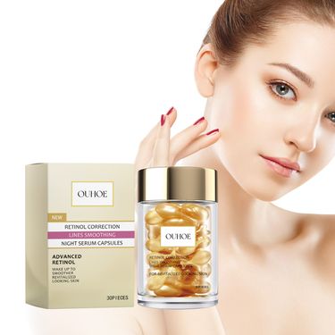 OUHOE Retinol Facial Wrinkles Fine Lines Moisturizing Skin Care essence_voghion.com