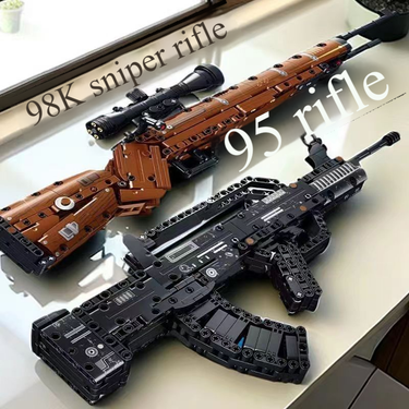 Compatible With LEGO Gun, PUBG Can Fire And Stimulate Battlefield Building Block Firearms, 98K_voghion.com