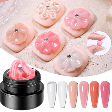 Nail Glue Canned Nail Extension Glue Solid Carving Shaping Paper Free Non Sticky Fast Extension Nail Stickers_voghion.com