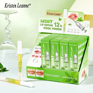 KRISTEN LEANNE Black Technology 12 Hour Long Lasting Water Locking Mint Coolness And Transparency Rich Lip Oil Duddy Lips_voghion.com