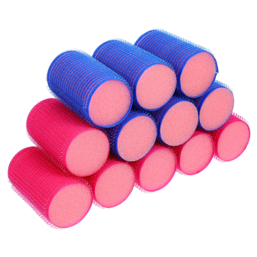 12pcs Hair Curlers Sponge Hair Rollers Girls Bangs Hair Rollers Hair Curlers to In (Random Color)_voghion.com
