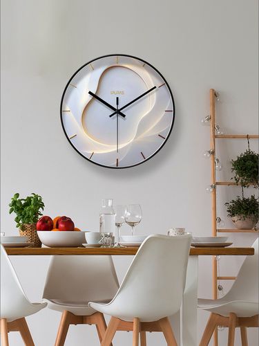 Yipula 7299 Living Room Round Simple Nordic Home Use Sweep Second Wall Modern Creative Personality Quartz Clock_voghion.com