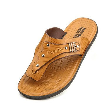Men Summer Flip Flops Beach Sandals Anti-slip Casual Flat Shoes High Quality Slippers Home Slippers For Men_voghion.com