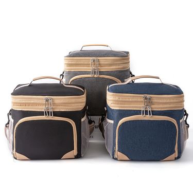 Functional Bags New Oxford Cloth Waterproof Large Capacity Double Layer Bag Outdoor Picnic Bag Portable Ice Bag Lunch Bag_voghion.com