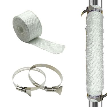 Outdoor camping tent wood stove anti scalding fireproof belt pipe wrapping extension stove pipe belt_voghion.com