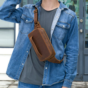 Marlont Genuine Leather Vintage Men's Bag - Retro Crossbody Shoulder Bag For Daily Use, Stylish & Durable_voghion.com