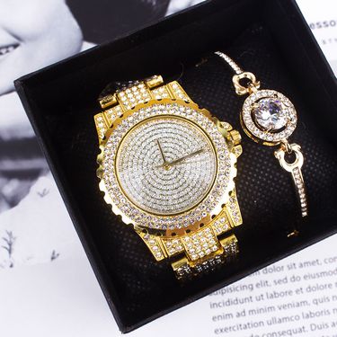 fashion wrist watch jewelry set bracelet ladies watch_mkmklike.com