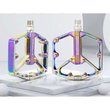 KRSEC Bicycle Accessories, Aluminum Alloy, Anti Slip, Lightweight Off-road Pedals, Mountain Bikes, Three Peilin Pedals_voghion.com