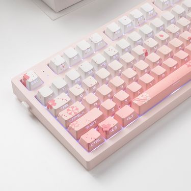 Jkdk Pink Transparent 87 104 Key Cap_voghion.com