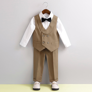Baby's clothing Boy suit dress set flower child wedding dress Little child performance dress baby banquet suit_voghion.com