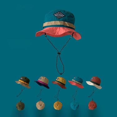 Hot Sale Japanese Quick-drying Packable Fisherman Women Summer Sun Hanging Bag Mountaineering Leisure Vacation Visor Basin Hat_voghion.com