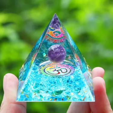 Energy Orgonite Reiki Natural Amethyst Ball Healing Crystals Chakra Tool Ornaments Resin Stones Craft Kids Gift Pyramid_voghion.com
