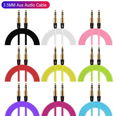 Music Festival Color Magic Sound AUX 3.5mm Earphones Car Audio Speaker Cable_voghion.com
