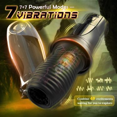 New Arrival Fully Automatic Rotating Vibration Oral Sex Aircraft Cup Penis Masturbation 360° Wrapped Masturbator Sex Toy_voghion.com