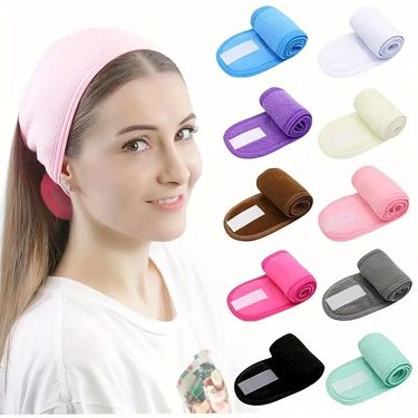 Makeup Tools & Accessories Velcro Confinement Headband Sports Yoga Beauty Spa Headband Thickened Ant Cloth Headband_voghion.com