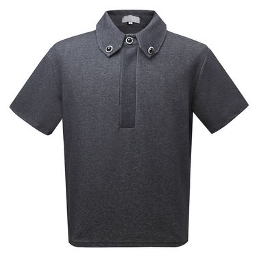 2025d Loose Summer Men's Polo Shirt Trendy Brand Button Decoration Design Casual Turn-down Collar Short Sleeve T-shirt INS_voghion.com