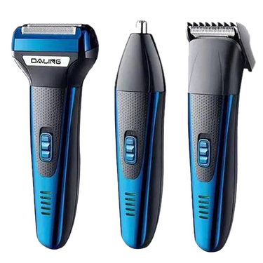 3in1 Grooming Kit Electric Shaver For Men Rechargeable Beard & Hair Trimmer Electric Razor Facial Body Shaving Machine_voghion.com