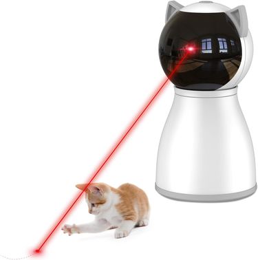 Laser Cat Toys For Indoor Cats,The 4th Generation Real Random Trajectory Motion Activated Rechargeable Automatic Cat Laser Toy,Interactive Cat Toys_voghion.com