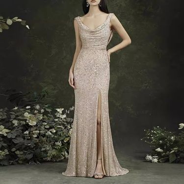 Women's Clothing Suspenders Solid Color Dress Long Skirt_voghion.com