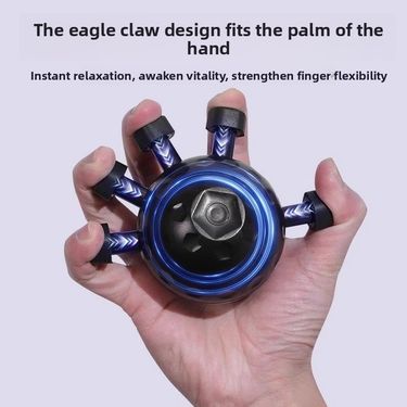 Trainer Flexibility Strength Stiffness Training Five Finger Rehabilitation Ball Grip Device Garden Tool_voghion.com