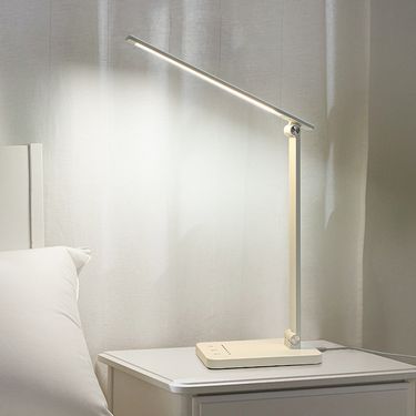 Modern Minimalist Eye Protection Desk Lamp, Study Specific Dormitory Charging LED Bedside Reading Light, Student Gift_voghion.com
