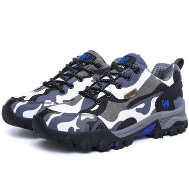 Camouflage hiking shoes Outdoor hiking shoes Low top smooth low top casual shoes_voghion.com