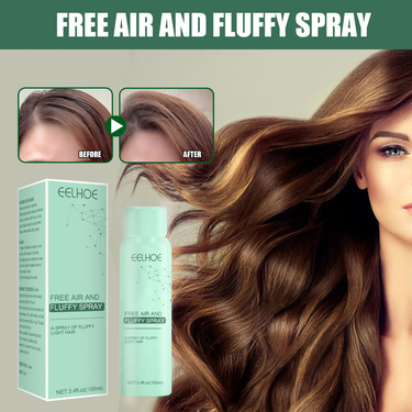 Free Air and Fluffy Spray Refreshing to Oil Lazy Oil Control No-wash Air-feeling Dry Shampoo Spray for Oily Hair Relax Care 100ml_voghion.com