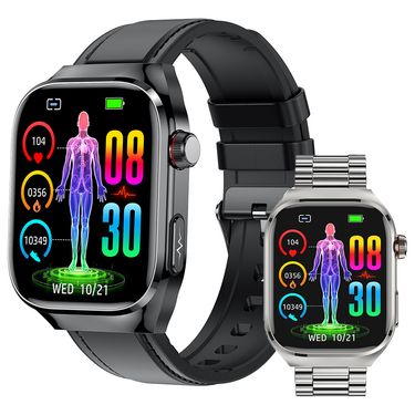 TK16 Smart Watch With ECG, Non-Invasive Blood Glucose Monitoring, Bluetooth Calling, Heart Rate & Sleep Tracking For Men & Women_voghion.com