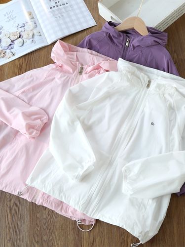 Girls' Kids Summer Thin Cool Baby UV UPF50 + Sun Protection Clothing Large Children's Jacket_voghion.com