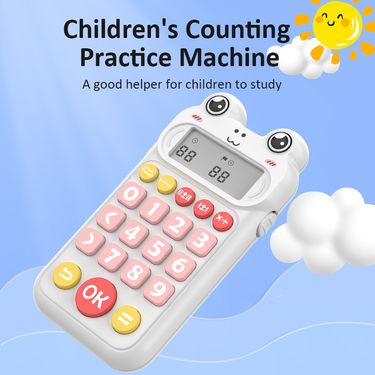 Mini calculator portable student cute primary school oral arithmetic practice treasure math arithmetic learning machine_voghion.com