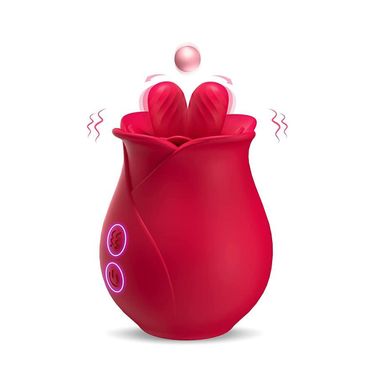 Romeo Rose Double Tongue Licking Vibrator Female Clitoral Nipple Orgasm Sex Toys_voghion.com