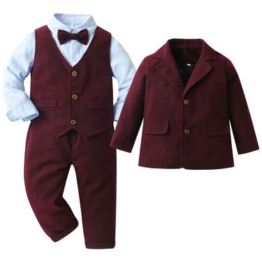 Children's Suits, Vests, Shirts, Pants, Gentlemen's Suits, Boys' Four-piece Dress Sets_voghion.com