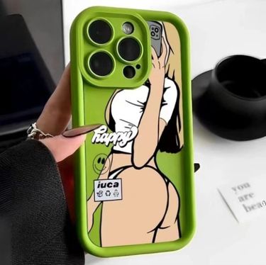 Wind selfie suitable for Apple 15plus phone case sexy iPhone 14promax girl 12_voghion.com