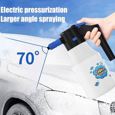1.5L Electric High Pressure Pa Special For Car Washing Fan Shaped Foam Spray Pot Pneumatic Universal_voghion.com