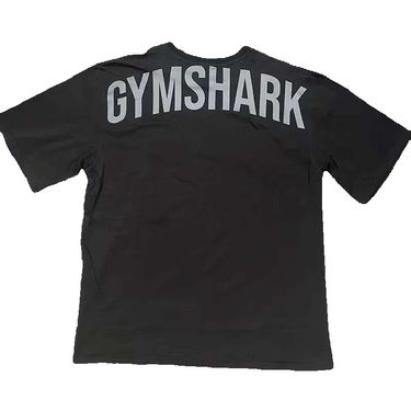 European And American Muscle Shark Street Fiess Sports Short-sleeved Mens T-shirt Chris Training Strength Loose Top_voghion.com