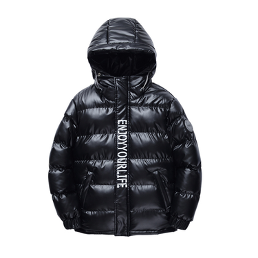 Kids'clothing Bright-faced children's thick warm hooded quilted jacket Zhong Da Children's quilted jacket Fashion brand_voghion.com