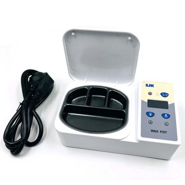 Portable Digital Heater LED Display Lab Carving Tool Dipping 4-Well Dental Wax Pot A Type_voghion.com