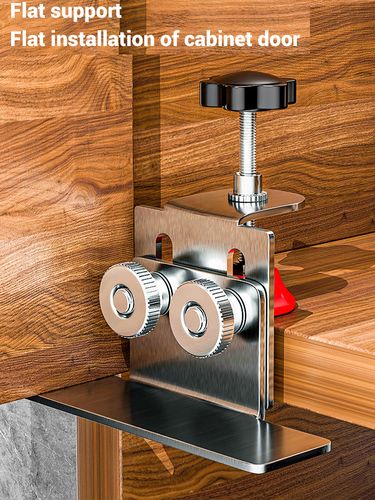 Stainless Steel Cabinet Door Mounting Jig Woodworking Cabinet Door Installation Jig,Cabinet Closet Door Quick Positioning Tool_voghion.com
