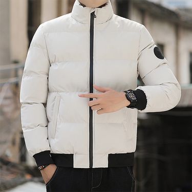 Teenage Clothing head cotton jacket cotton coat casual cotton jacket men's cotton jacket stand collar coat _viptrois.com