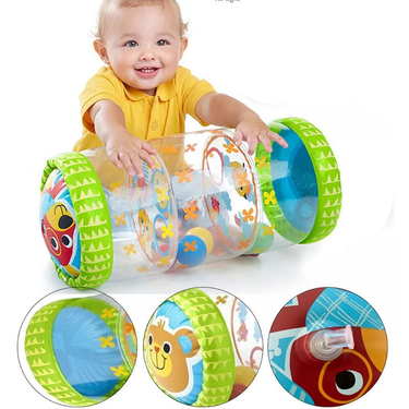 Inflatable Baby Crawling Roller Toy Rattles Games For Babies Development 6 12 Months Baby Crawling Toy Fitness Educational Toys_voghion.com