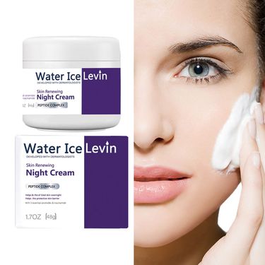Water Ice Levin Night Cream Moisturizing&Relieving Light Lines Moisturizing face cream 48g_voghion.com