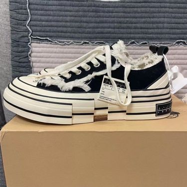 Wu Jianhao Beggar Canvas Sweet College Style Women's Biscuit Height-Increasing Vulcanized Shoes Thick-Soled Sneakers For_voghion.com