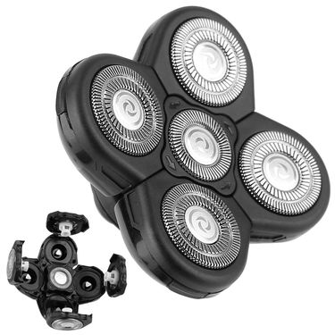 Men Electric Shaver Replacement Blade 5 Heads Beard Cutter Replacement Razor Blade Shaver Head_voghion.com