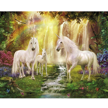 RUOPOTY Oil Paint By Numbers Hand Painting Decorative Paintings Unicorn Animals Painting Numbers Living Room Decoration_voghion.com