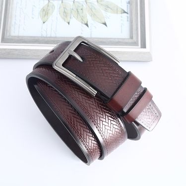 Men's Belts Fashion Men's Belt New Style Pin Buckle Trendy Men's Casual Pin Buckle Belt Men's Fashion Belt_voghion.com