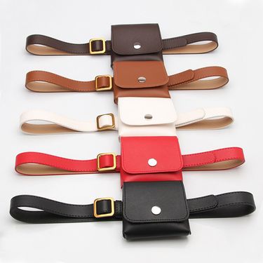 Korean Version Versatile Waist Bag Key Phone Dual-use Women's Decorative Thin Belt_voghion.com