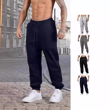 Premium Products Premium Products 2024 Men's Fitness Sports Leg Tights Breathable Loose Casual With Mid Drawstring And Elastic Waist Pants_voghion.com