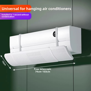 Air Conditioning Wind Deflector, Anti Direct Blowing Baffle, Wall Mounted Universal Shading Outlet, Transfer Air Guide,_voghion.com